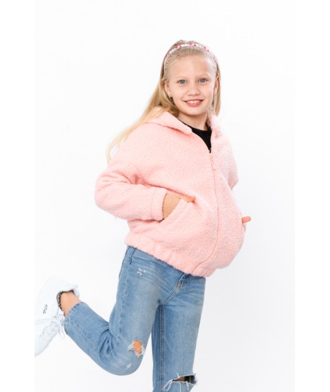 Jam-jacket for girls Wear Your Own 128 Pink (6411-130-v8)
