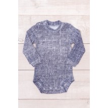Nursery bodysuit for a boy Carry Your Own 26 Blue (9511-063-4-v31)