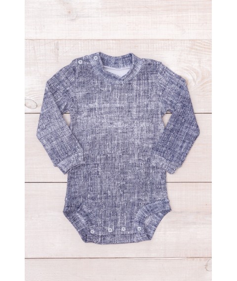 Nursery bodysuit for a boy Carry Your Own 22 Blue (9511-063-4-v11)
