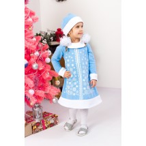 New Year's costume "Snow Maiden" Wear Your Own 110 Blue (1402-1-v0)