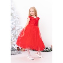 Dress for a girl Wear Your Own 6/7 Red (15197-v0)