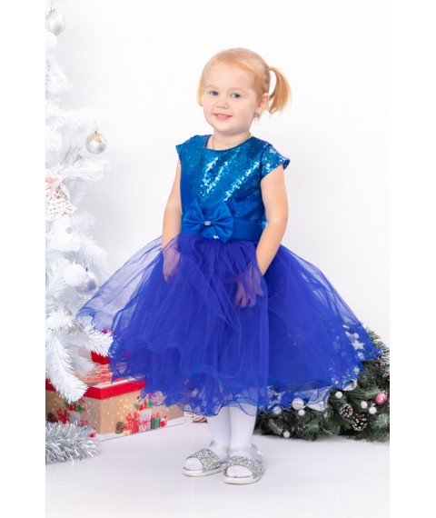 Dress for a girl Wear Your Own 3/4 Blue (15201-v1)