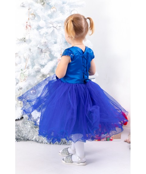 Dress for a girl Wear Your Own 3/4 Blue (15201-v1)