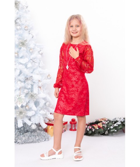 Dress for girls Wear Your Own 152 Red (20705-v2)