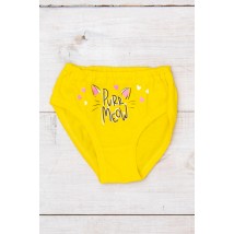 Underpants for girls Wear Your Own 30 Yellow (272-001-33-v21)