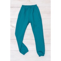 Pants for boys (teens) Wear Your Own 146 Turquoise (6060-025-2-v4)