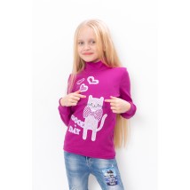 Turtleneck for girls Wear Your Own 110 Violet (6068-019-33-5-v33)