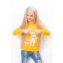 Turtleneck for girls Wear Your Own 110 Yellow (6068-019-33-5-v35)