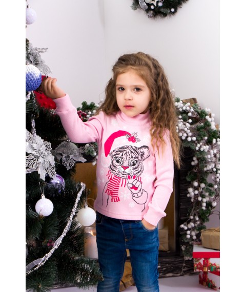 Children's turtleneck "New Year" Nosy Svoe 116 Pink (6068-3-v7)