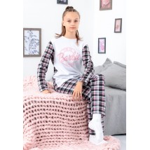 Pajamas for girls (teens) Wear Your Own 164 Gray (6076-024-33-2-v5)