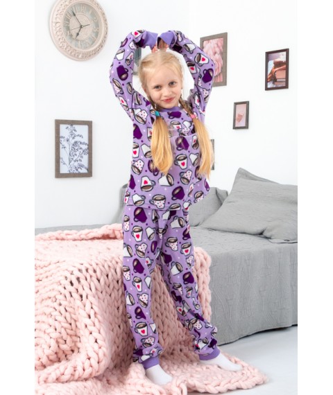 Pajamas for girls Wear Your Own 128 Purple (6076-028-5-v0)