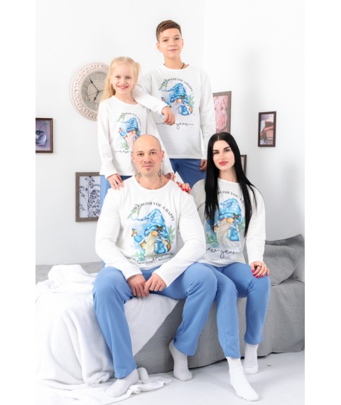 Children's pajamas "Family look" Nosy Svoe 164 White (6076-F-1-v10)