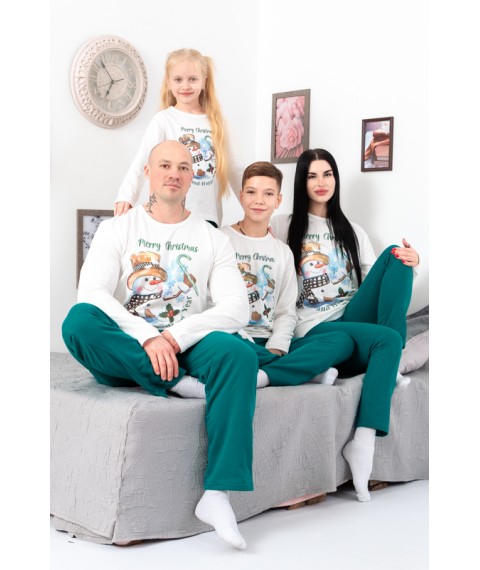 Children's pajamas "Family look" Nosy Svoe 170 White (6076-F-2-v11)