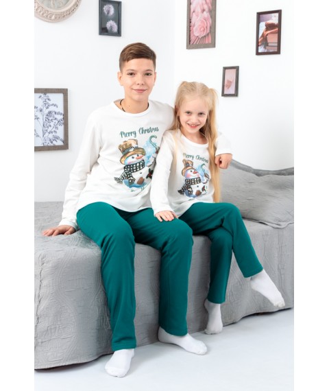 Children's pajamas "Family look" Nosy Svoe 104 White (6076-F-2-v0)