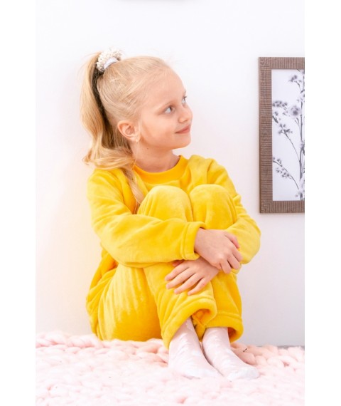 Girls' pajamas Bring Your Own 128 Yellow (6079-034-5-v11)