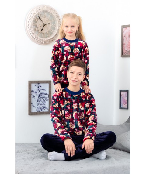 Children's pajamas "Family look" Wear Your Own 134 Blue (6079-F-v9)