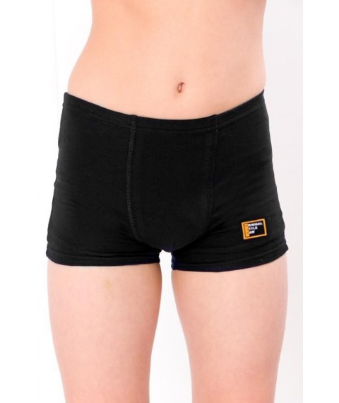 Boxer briefs for boys (teens) Wear Your Own 164 Black (6317-036-33-1-v19)