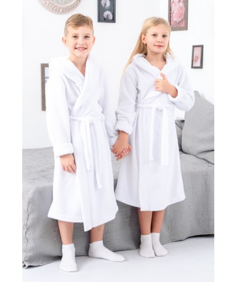 Children's bathrobe Nosy Svoe 34 White (6390-032-v1)