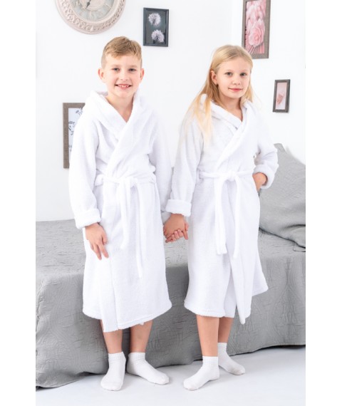 Children's bathrobe Nosy Svoe 38 White (6390-032-v2)