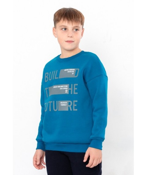 Sweatshirt for a boy (adolescent) Wear Your Own 152 Turquoise (6393-025-33-1-v5)