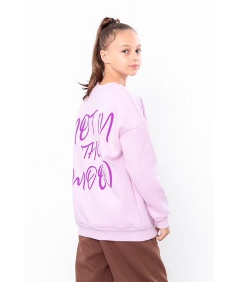 Sweatshirt for girls Wear Your Own 164 Pink (6393-025-33-2-v17)