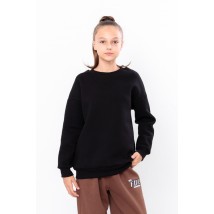 Sweatshirt for girls Wear Your Own 152 Black (6393-025-33-2-v9)
