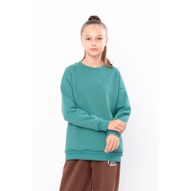 Sweatshirt for girls Wear Your Own 170 Green (6393-025-33-2-v19)