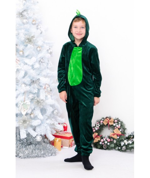 Новорічний костюм "Дракончик" для хлопчика Носи Своє 128 Зелений (7027-v5)
