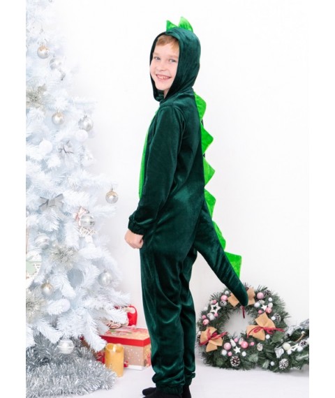 Новорічний костюм "Дракончик" для хлопчика Носи Своє 98 Зелений (7027-v0)