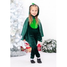 Новорічний костюм "Дракончик" для дівчинки Носи Своє 98 Зелений (7028-v0)