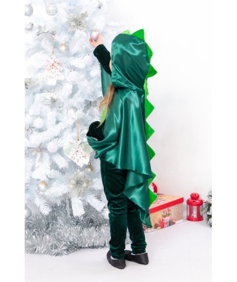 Новорічний костюм "Дракончик" для дівчинки Носи Своє 116 Зелений (7028-v3)