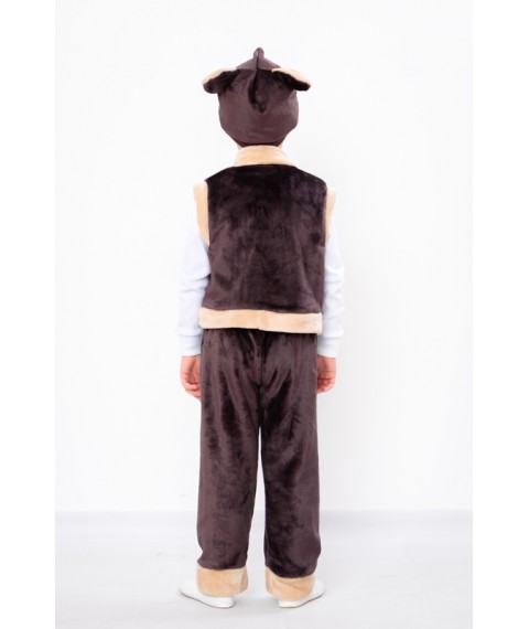 New Year's costume "Bear" Wear Your Own 116 Brown (7029-v3)