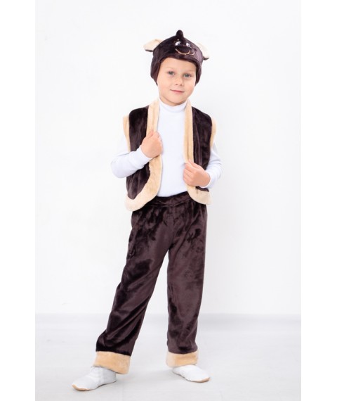 New Year's costume "Bear" Wear Your Own 104 Brown (7029-v1)