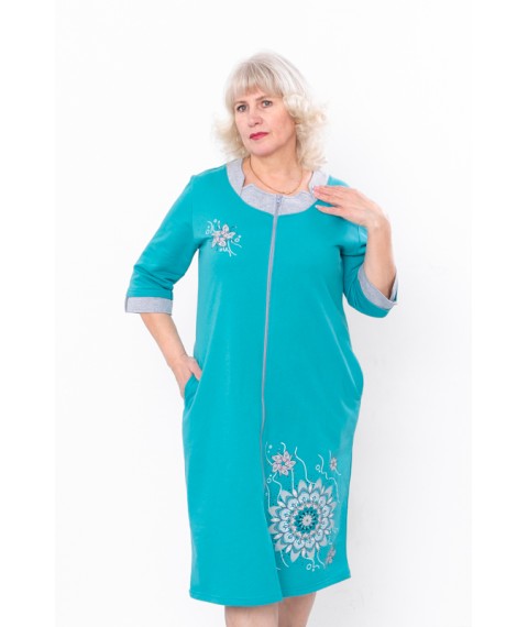 Women's dressing gown Wear Your Own 62 Turquoise (8004-023-33-v4)