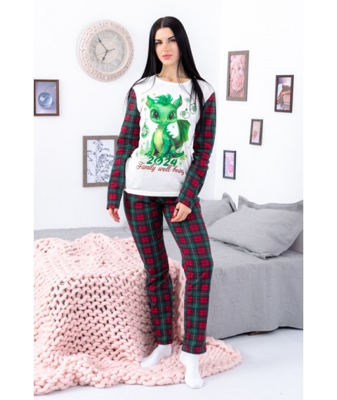 Women's pajamas "Family look" Wear Your Own 50 Red (8249-F-3-v3)