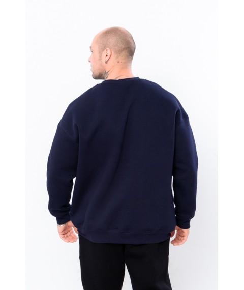 Men's sweatshirt (oversize) Wear Your Own 46 Blue (8379-025-33-v0)
