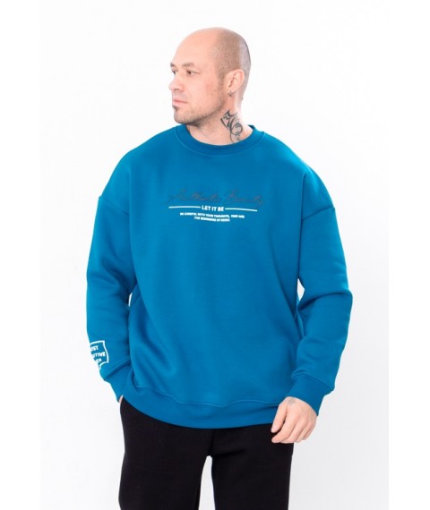 Men's sweatshirt (oversize) Nosy Svoe 48 Turquoise (8379-025-33-v2)