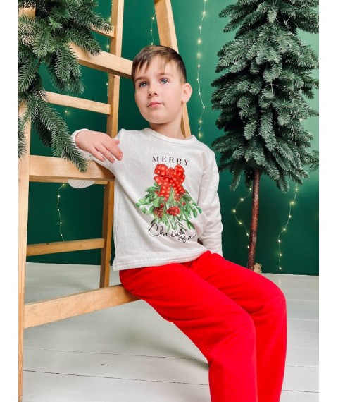 Піжама дитяча "Family look" Носи Своє 170 Білий (6076-F-v6)