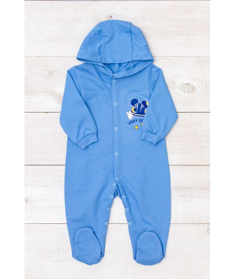 Nursery overalls for a boy Nosy Svoe 80 Blue (5001-023-33-4-1-v6)