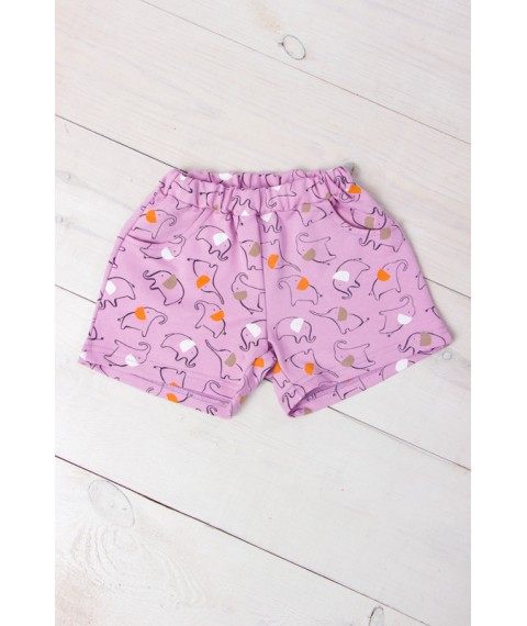 Shorts for girls Wear Your Own 134 Pink (6033-055-v2)