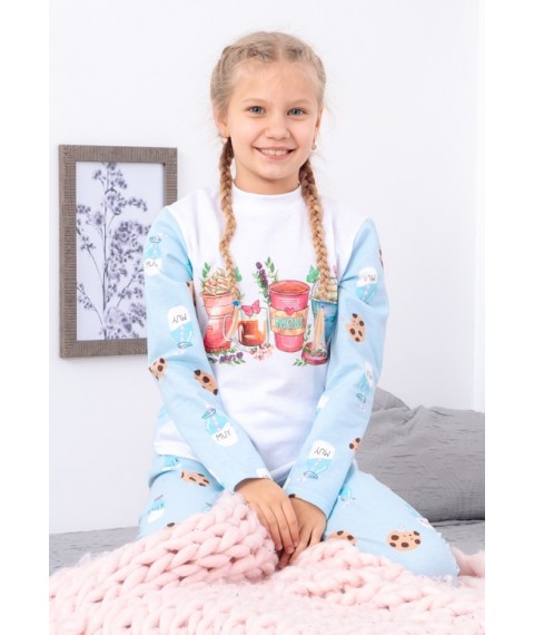Girls' pajamas Bring Your Own 134 Blue (6076-024-33-5-v4)