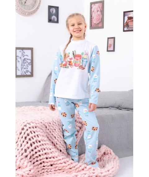 Girls' pajamas Bring Your Own 134 Blue (6076-024-33-5-v4)