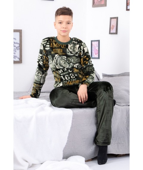 Pajamas for boys (teens) Wear Your Own 146 Green (6079-035-1-v23)