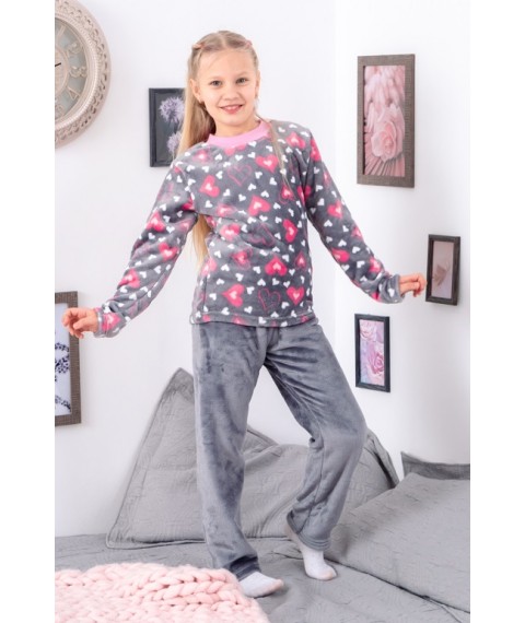 Pajamas for girls Wear Your Own 128 Gray (6079-035-5-v20)