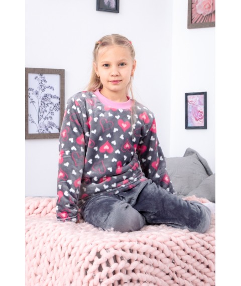 Pajamas for girls Wear Your Own 128 Gray (6079-035-5-v20)