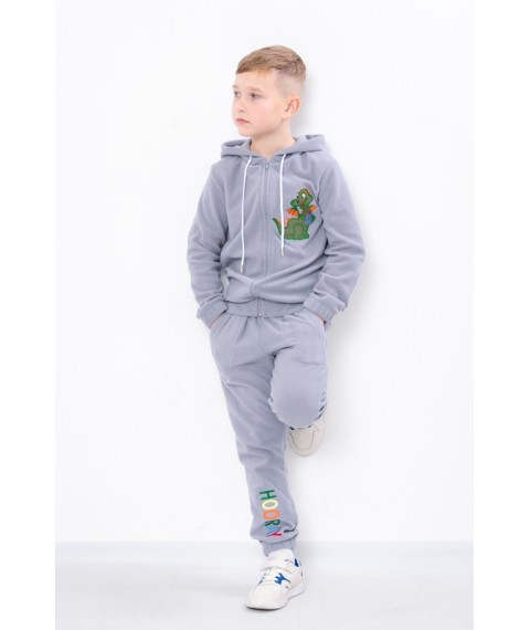 Suit for a boy Wear Your Own 128 Gray (6083-027-22-4-v29)