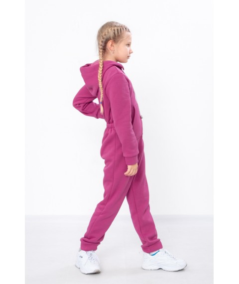 Overalls for girls Wear Your Own 122 Pink (6172-025-5-v39)