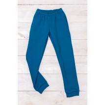 Warm pants for boys (teens) Wear Your Own 158 Turquoise (6232-025-v8)