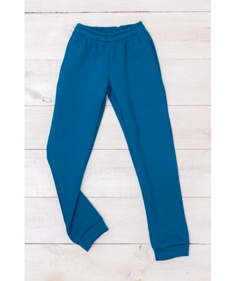 Warm pants for boys (teens) Wear Your Own 158 Turquoise (6232-025-v8)