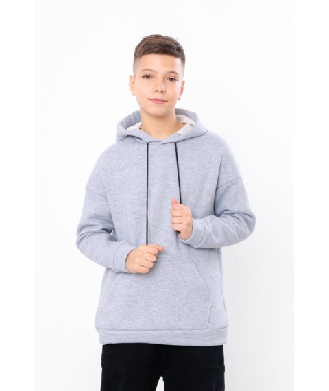 Boy's Hoodie (Teen) Wear Your Own 146 Gray (6394-025-1-v6)